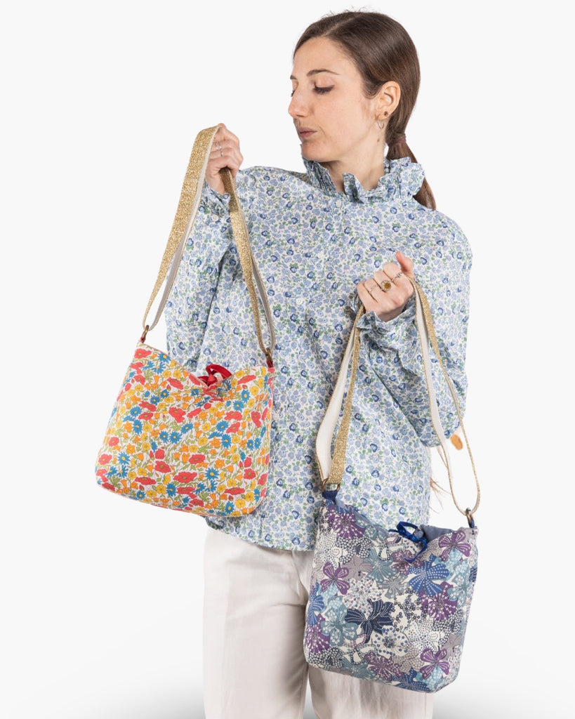 CLEMENTINA BAGS MADE WITH LIBERTY FABRICS - Ghiglino1893