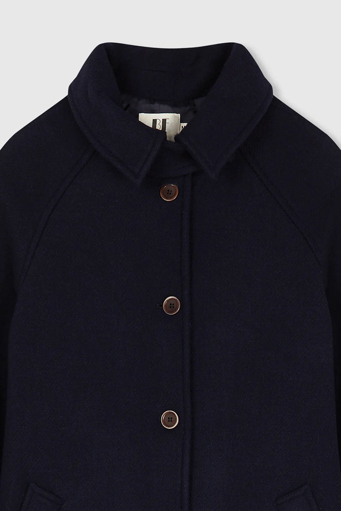 CAPPOTTO LUNGO BEATRIZ FUREST - BLU NAVY - Ghiglino1893