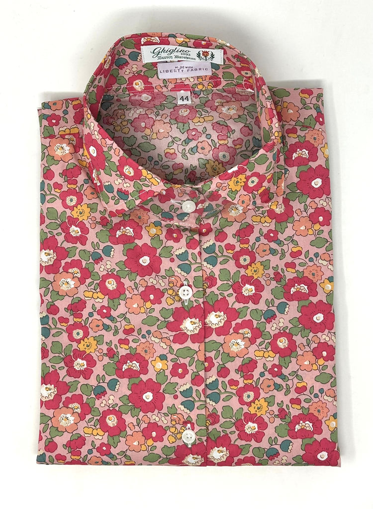 CAMICIA ANNINA MADE WITH LIBERTY FABRICS - 9 FANTASIE - Ghiglino1893