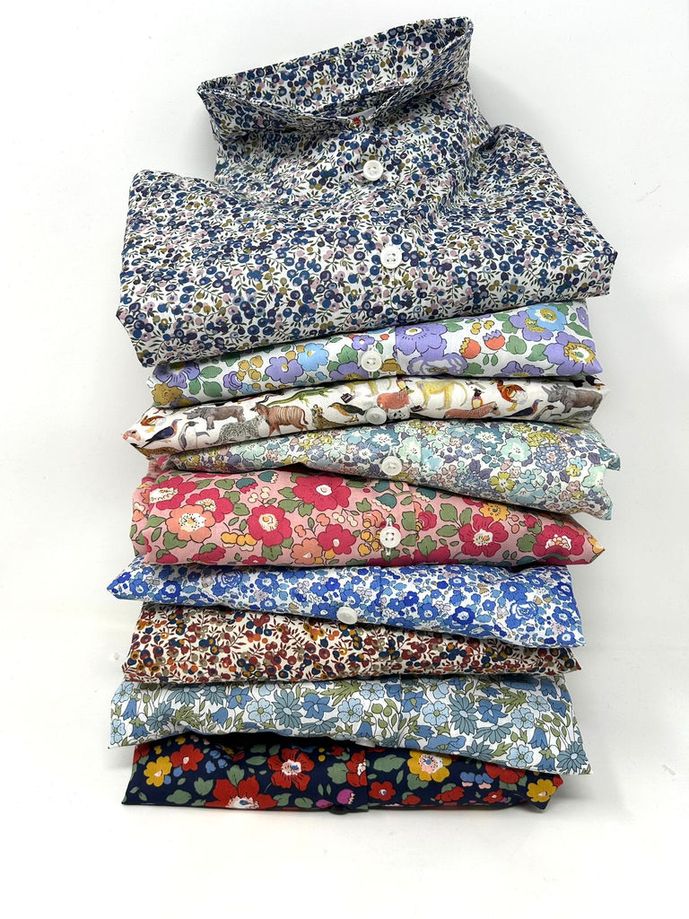 CAMICIA ANNINA MADE WITH LIBERTY FABRICS - 9 FANTASIE - Ghiglino1893