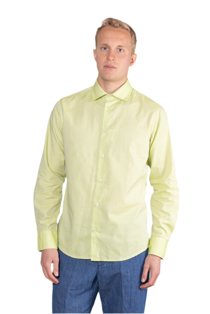 CAMICIA "KENNEDY" VERDINO - Ghiglino1893