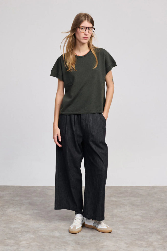 SMANICATO “LAKE” LANA MERINOS BEATRIZ FUREST - KAKI - Ghiglino1893