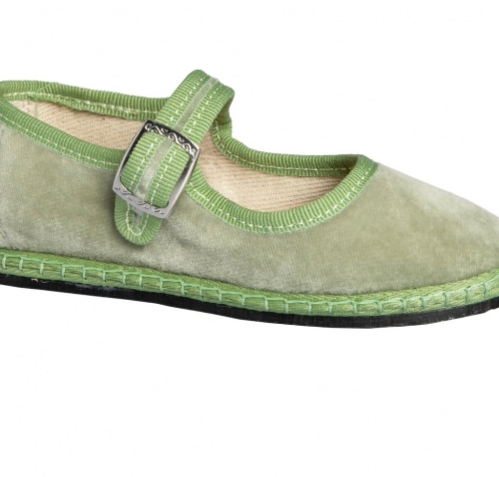 FURLANE MARY JANE VIBI VENEZIA BIMBA - SALVIA BABY - Ghiglino1893