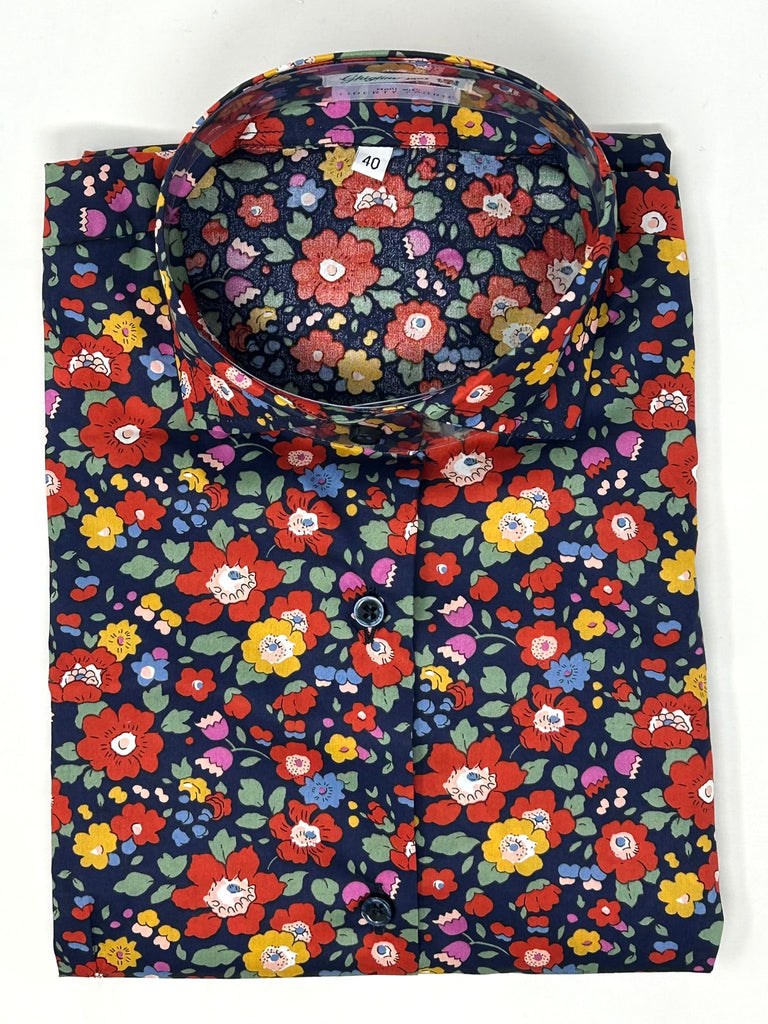 CAMICIA ANNINA MADE WITH LIBERTY FABRICS - 9 FANTASIE - Ghiglino1893