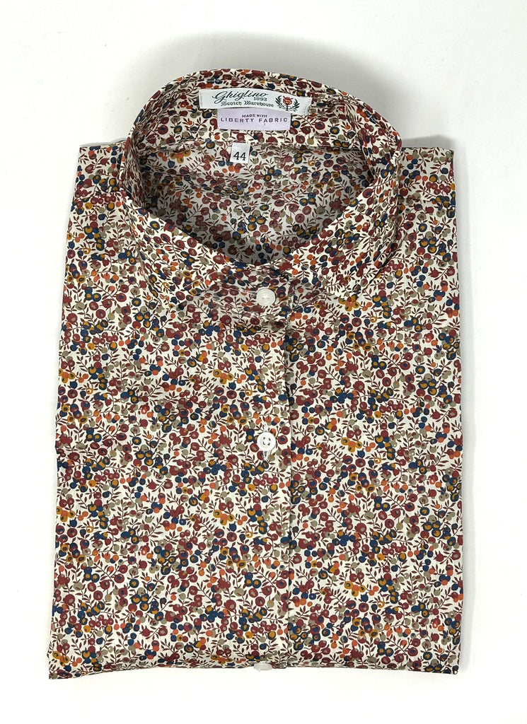 CAMICIA ANNINA MADE WITH LIBERTY FABRICS - 9 FANTASIE - Ghiglino1893