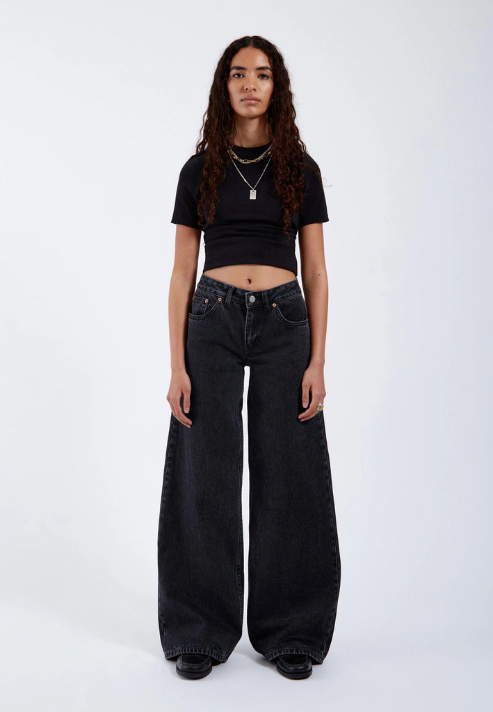 JEANS RHUE DR.DENIM - RETRO BLACK - Ghiglino1893