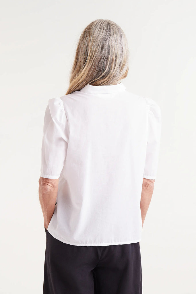 CAMICIA MEZZA MANICA RICAMO ZEBRE - Ghiglino1893