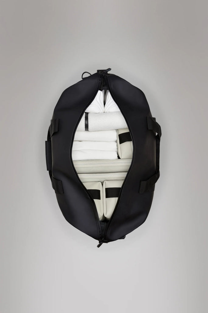 RAINS HILO WEEKEND BAG VERDE - Ghiglino1893