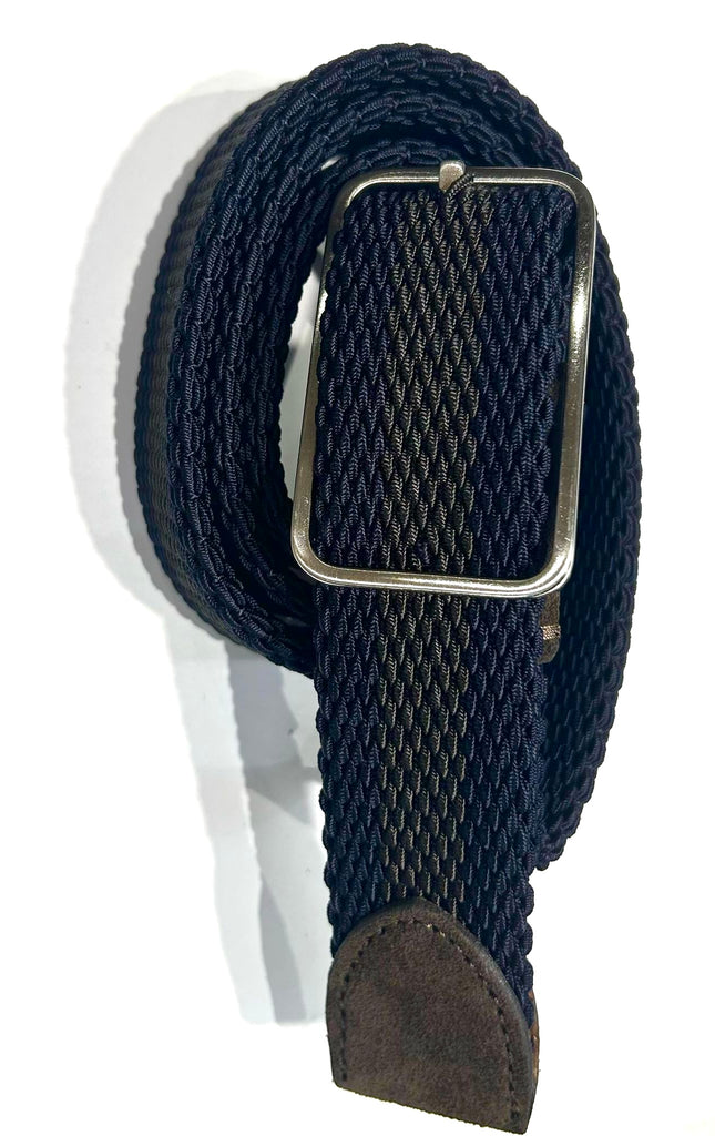 CINTURA REVERSIBILE BLU/TESTA DI MORO - Ghiglino1893