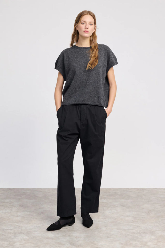 SMANICATO “LAKE” LANA MERINOS BEATRIZ FUREST - GRIGIO - Ghiglino1893