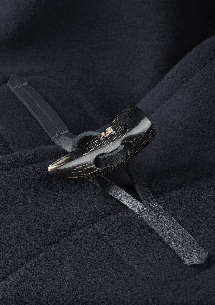 DUFFLE COAT MID-LENGHT GLOVERALL - NAVY DRESS GORDON - Ghiglino1893