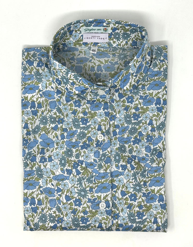 CAMICIA ANNINA MADE WITH LIBERTY FABRICS - 9 FANTASIE - Ghiglino1893