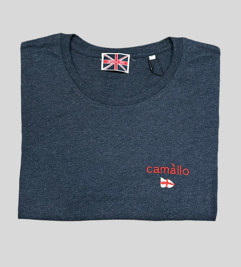 T-SHIRT "CAMALLO" BLU - Ghiglino1893