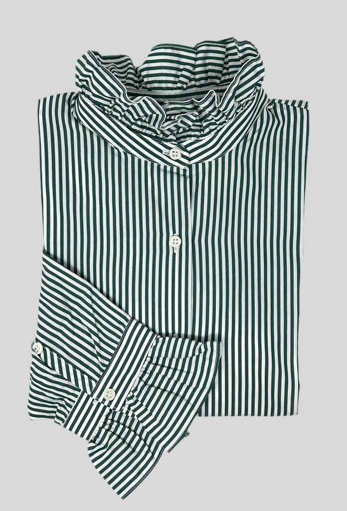 CAMICIA ALEX (OVERSIZE) RIGA VERDE - Ghiglino1893