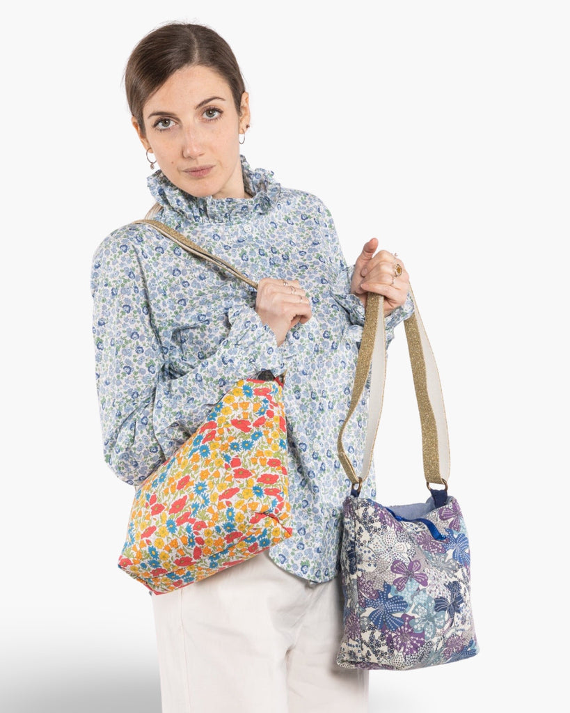 CLEMENTINA BAGS MADE WITH LIBERTY FABRICS - Ghiglino1893