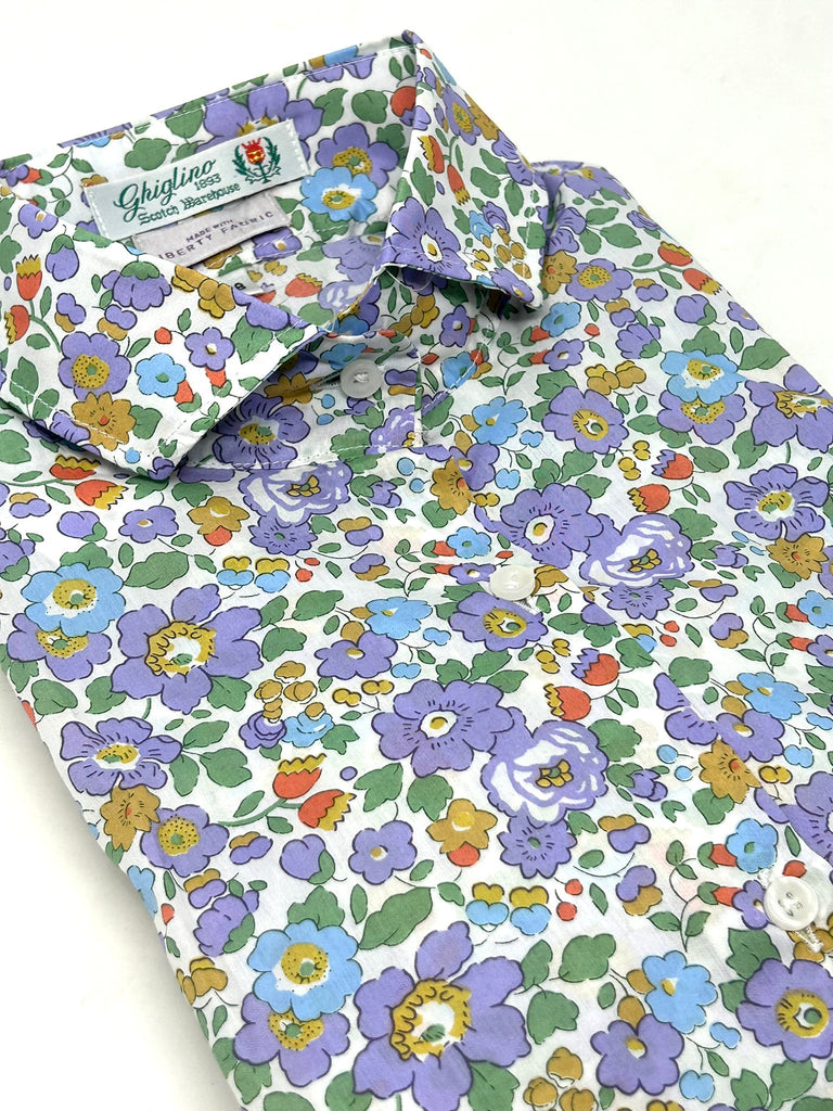 CAMICIA ANNINA MADE WITH LIBERTY FABRICS - 9 FANTASIE - Ghiglino1893