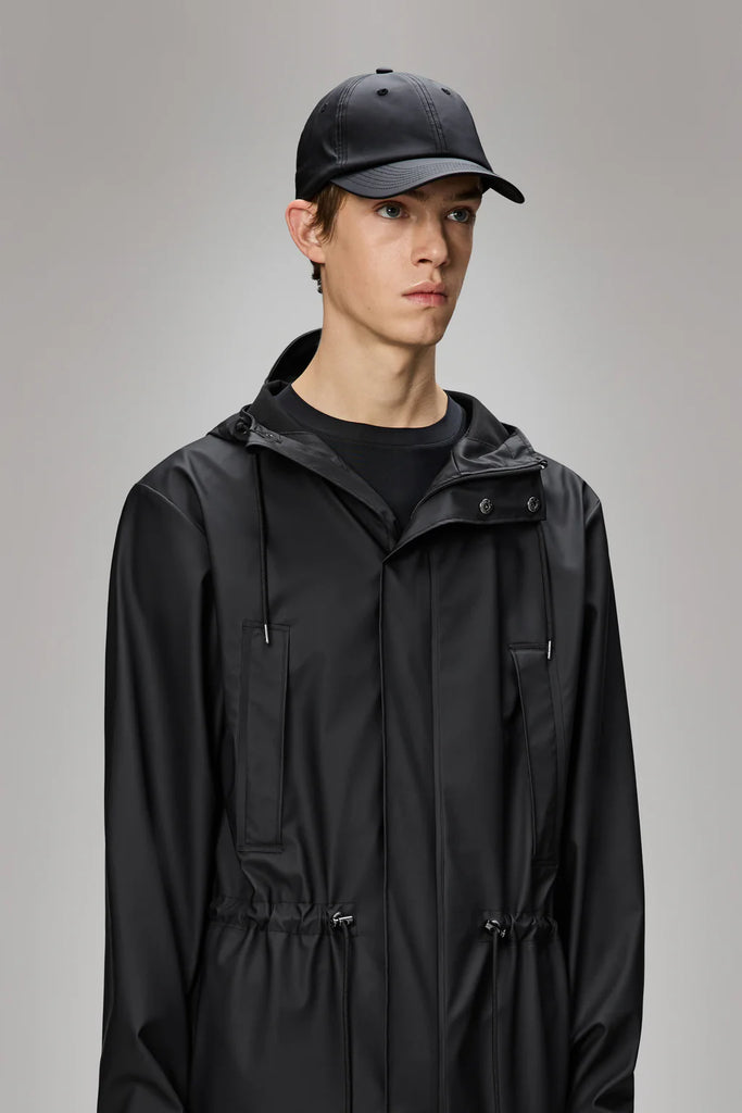 BASEBALL HAT IMPERMEABILE RAINS - NERO - Ghiglino1893