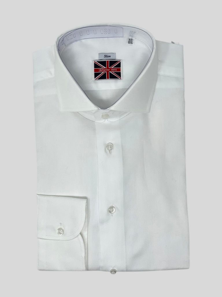 CAMICIA OXFORD BIANCA - Ghiglino1893