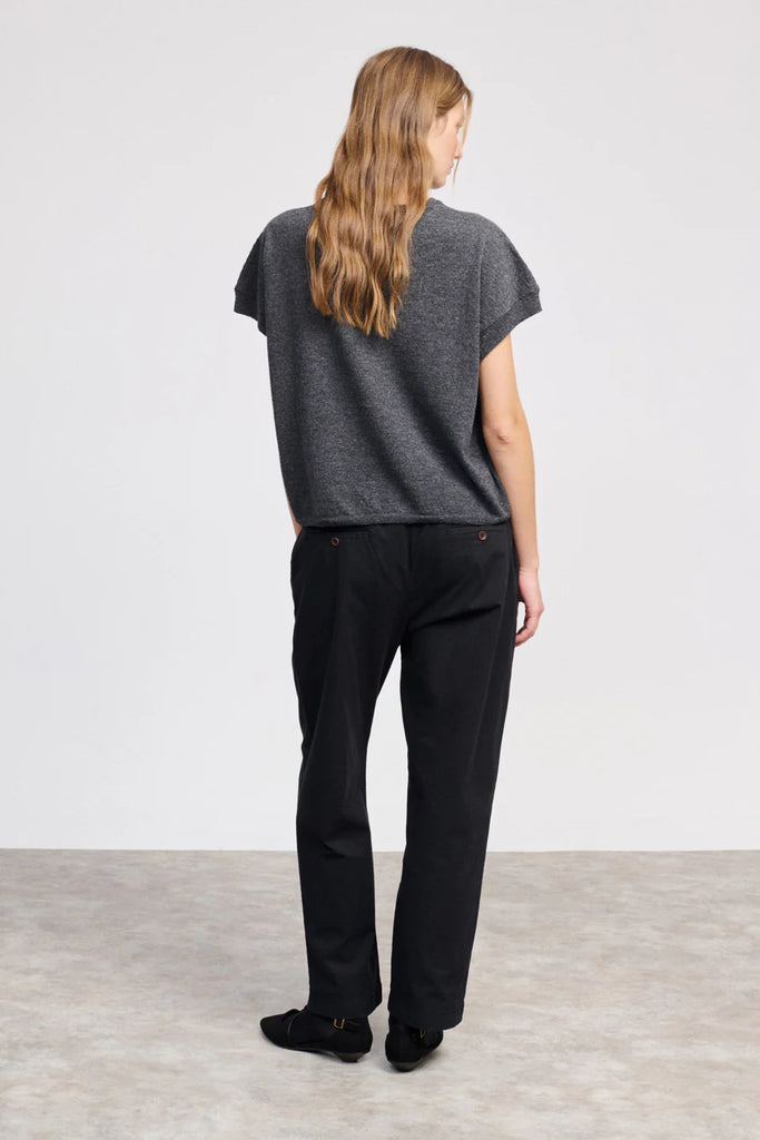 SMANICATO “LAKE” LANA MERINOS BEATRIZ FUREST - GRIGIO - Ghiglino1893