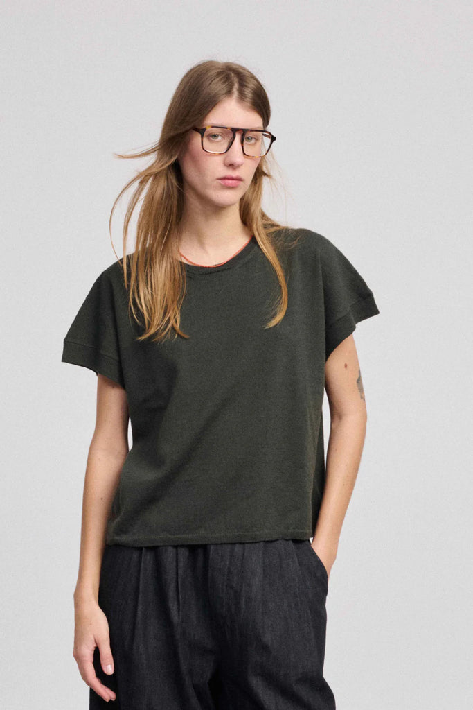 SMANICATO “LAKE” LANA MERINOS BEATRIZ FUREST - KAKI - Ghiglino1893