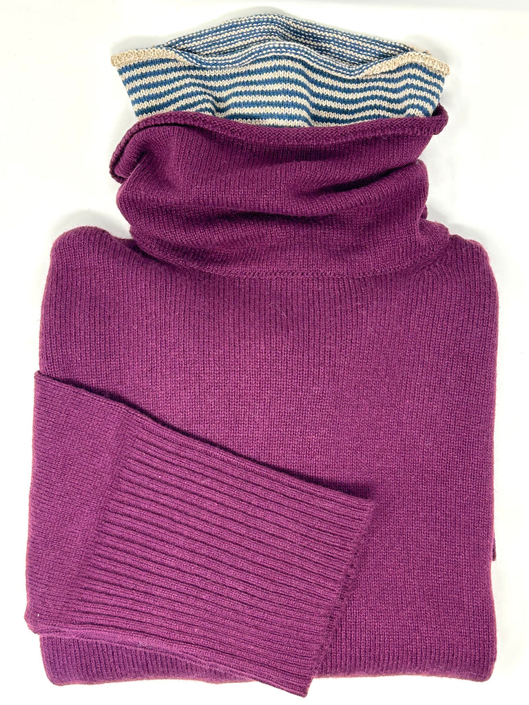 DOLCEVITA "MALLY" DOPPIO COLLO RIGHINE - 2 COLORI - Ghiglino1893