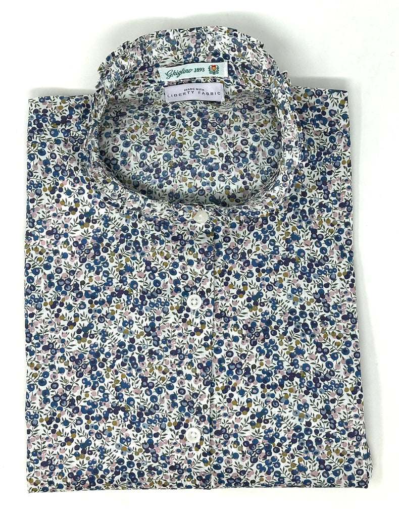 CAMICIA SISSY LIBERTY FABRICS - 8 FANTASIE - Ghiglino1893