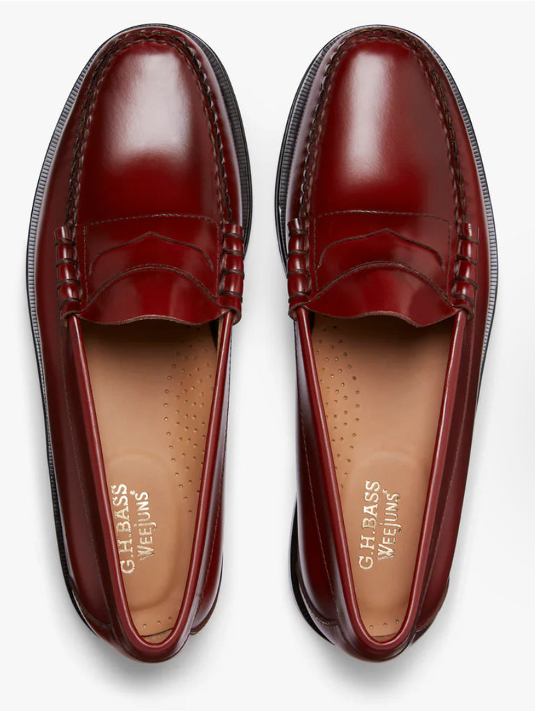 PENNY LOAFERS G.H.BASS WEEJUNS - SMOKE PAPRIKA - Ghiglino1893