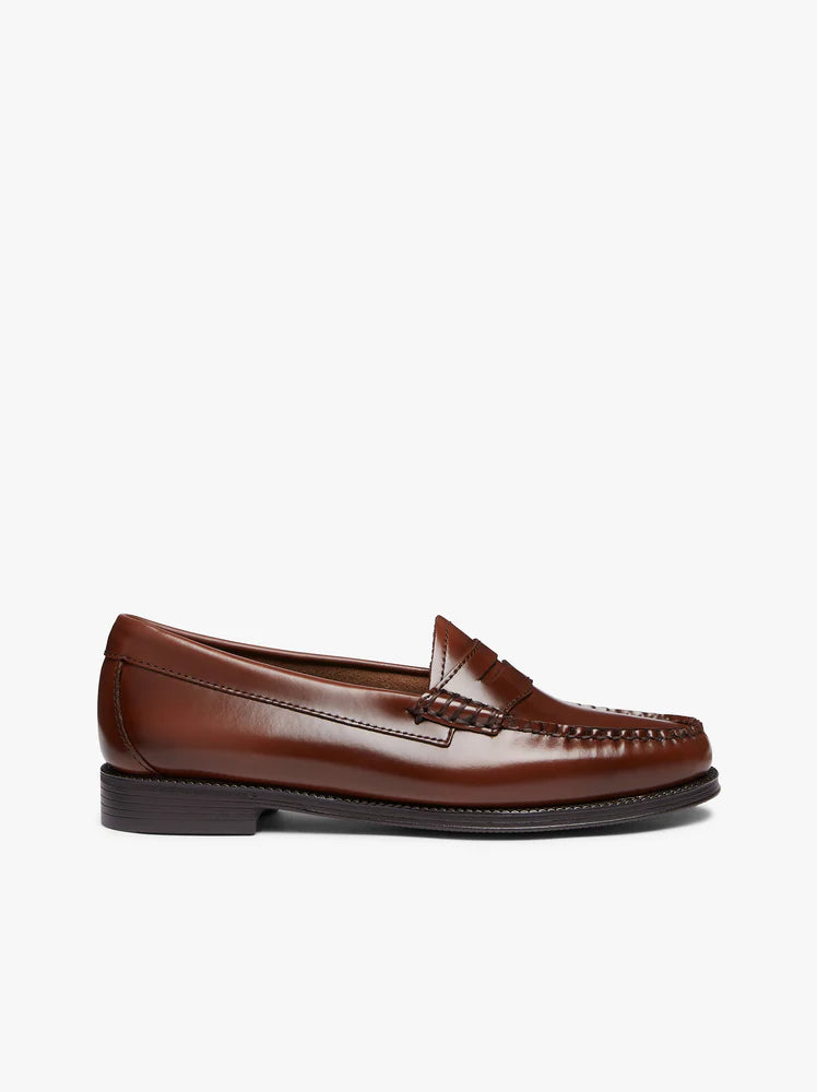 PENNY LOAFERS COGNAC SUOLA GOMMATA G.H.BASS WEEJUNS - Ghiglino1893