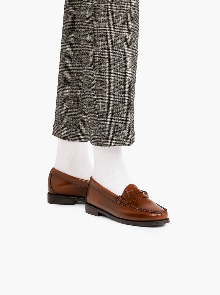 PENNY LOAFERS COGNAC SUOLA GOMMATA G.H.BASS WEEJUNS - Ghiglino1893