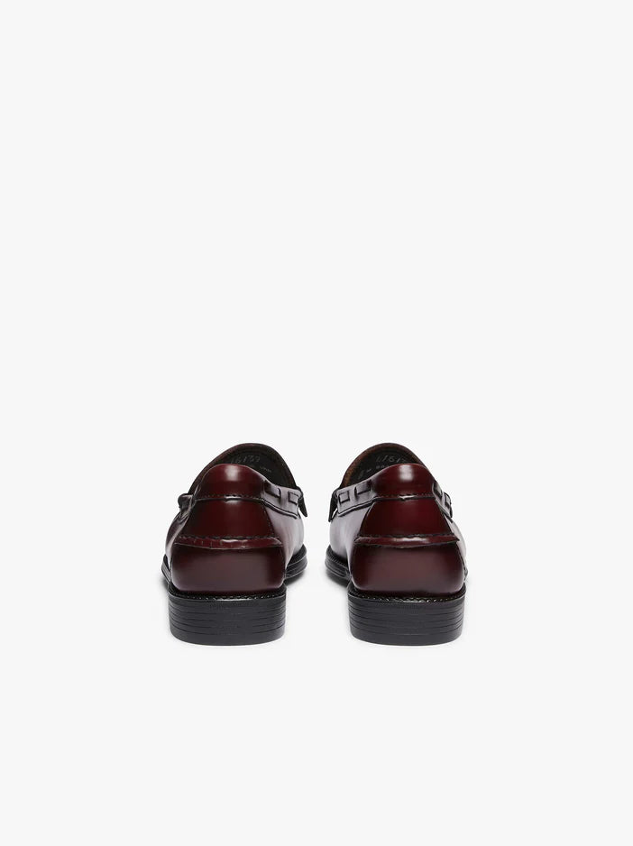 PENNY LOAFERS ESTHER KILTIE WINE SUOLA GOMMATA G.H.BASS WEEJUNS - Ghiglino1893