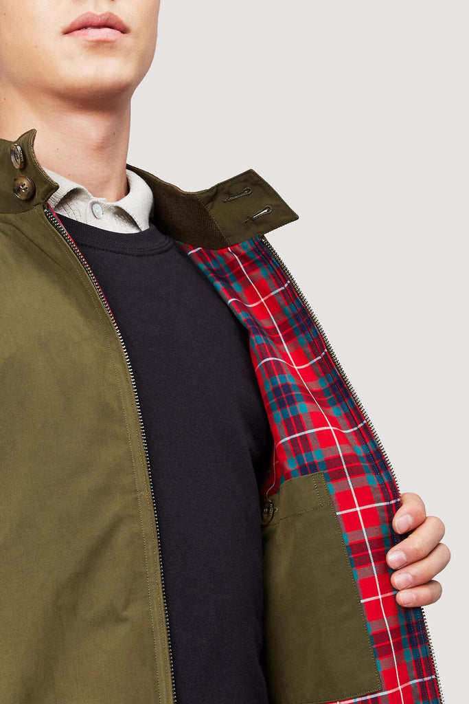 BARACUTA HARRINGTON JACKET G9 RANCING BEECH - Ghiglino1893