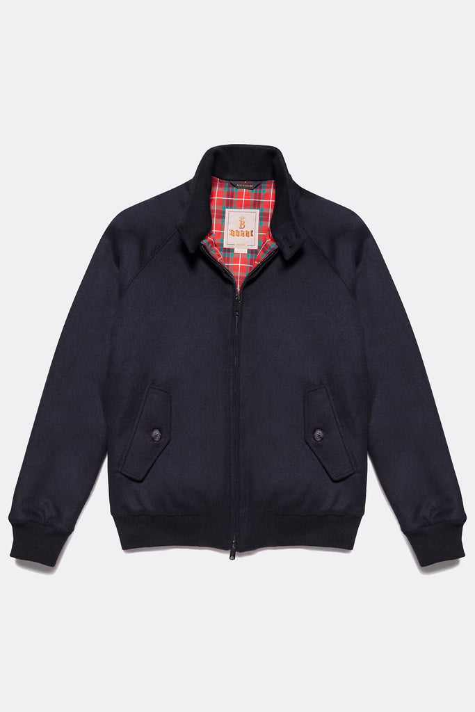 BARACUTA MELTON G9 DEEP BLUE - Ghiglino1893