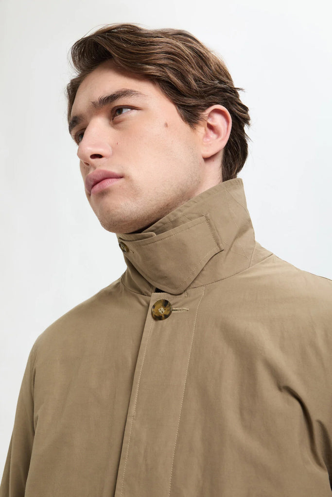 BARACUTA G10 DETACHABLE CLOTH BLU TAN - Ghiglino1893
