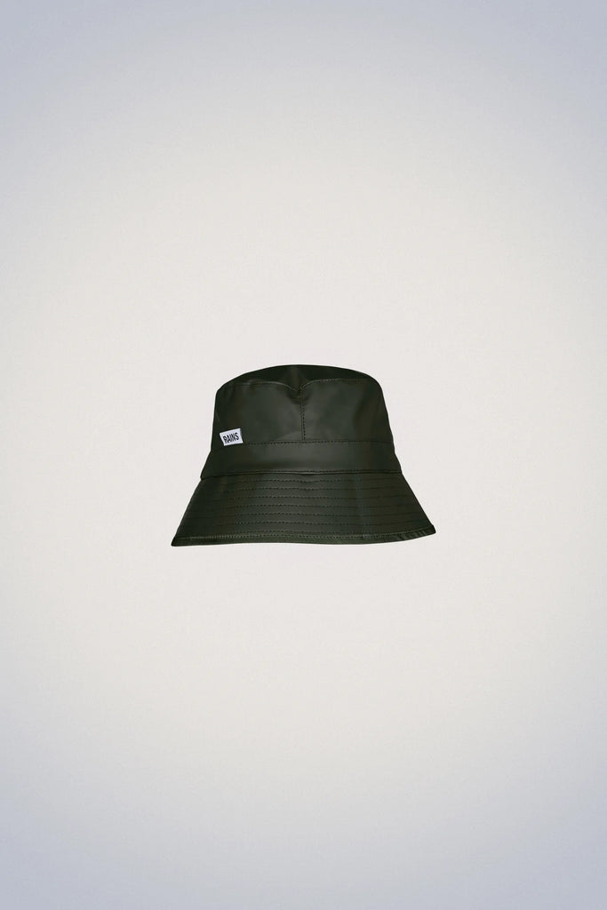 BUCKET HAT IMPERMEABILE RAINS VERDE MILITARE - Ghiglino1893