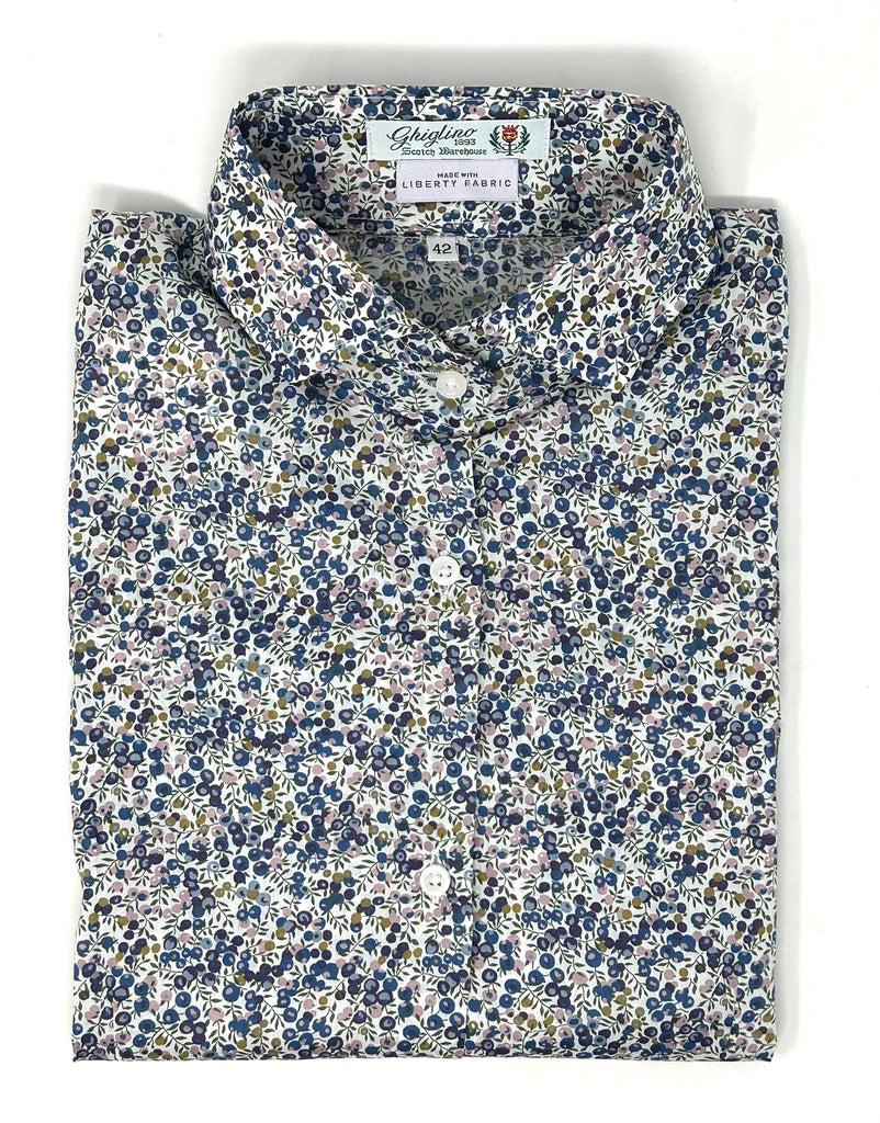 CAMICIA ANNINA MADE WITH LIBERTY FABRICS - 9 FANTASIE - Ghiglino1893