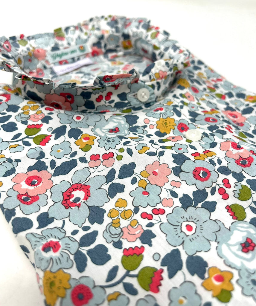 CAMICIA SISSY LIBERTY FABRICS - 8 FANTASIE - Ghiglino1893