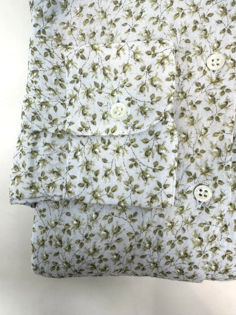 CAMICIA MALLY GARZA MOTIVO FLOREALE - 2 COLORI - - Ghiglino1893