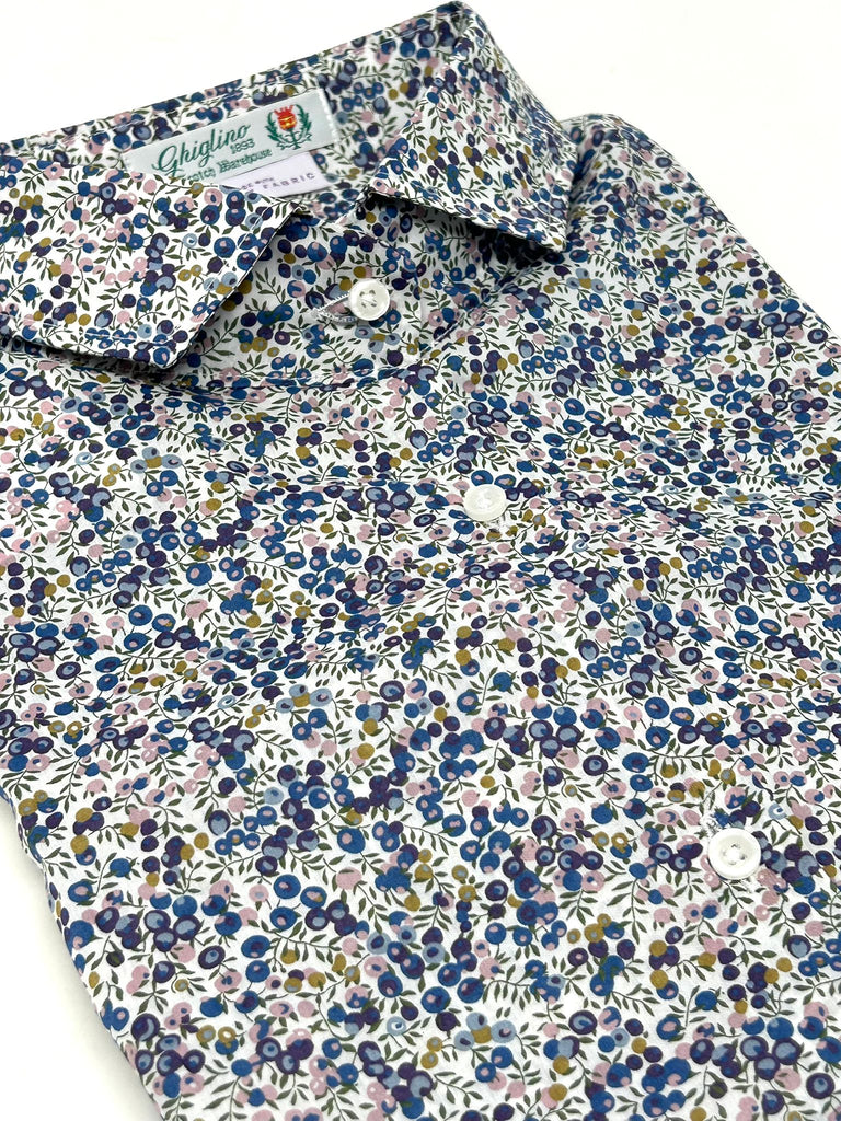 CAMICIA ANNINA MADE WITH LIBERTY FABRICS - 9 FANTASIE - Ghiglino1893