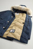 GIACCONE ARCTIC DETACHABLE FUR PARKA WOOLRICH - BLU - Ghiglino1893