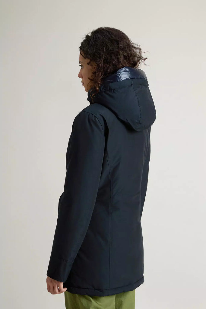 ARTIC PARKA IN RAMAR CLOTH WOOLRICH - DARK BLU - Ghiglino1893