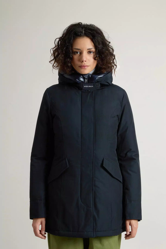 ARTIC PARKA IN RAMAR CLOTH WOOLRICH - DARK BLU - Ghiglino1893