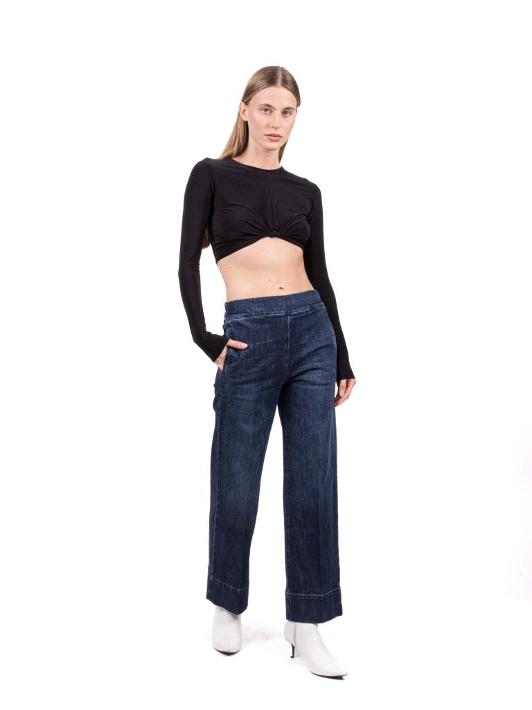 JEANS RELAXED WIDE LEG CIGALA’S - BLU JEANS - Ghiglino1893