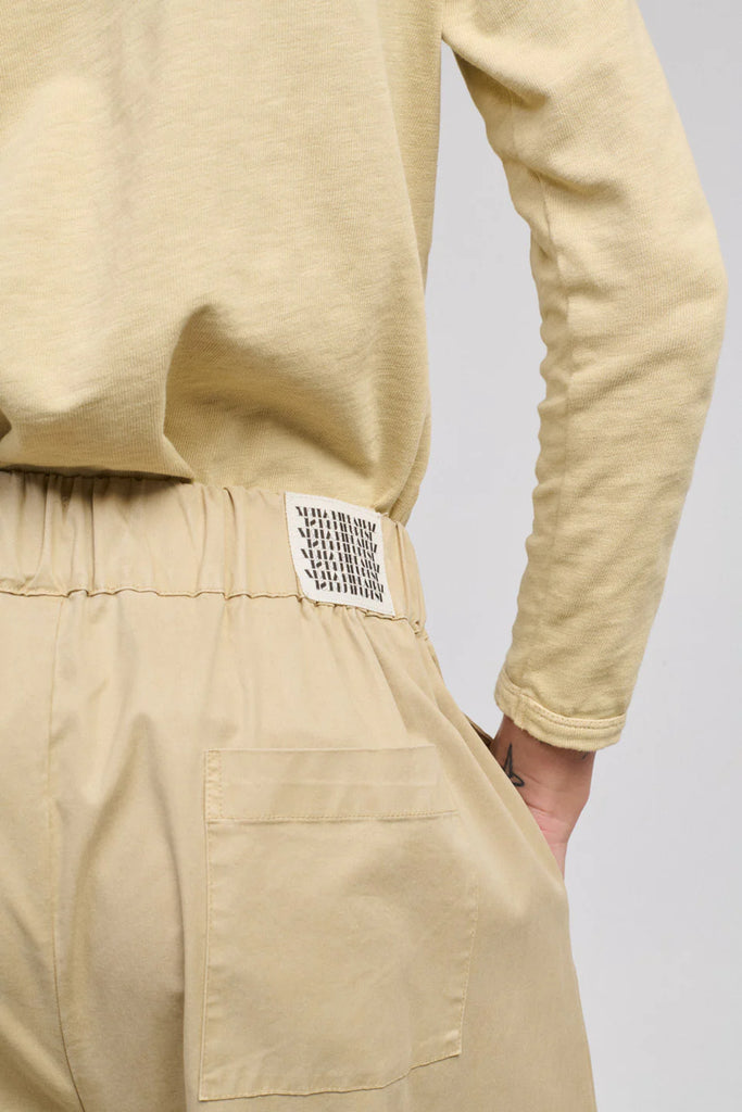 PANTALONI OUTSIDE CON PINCES BEATRIZ FUREST - PANNA - Ghiglino1893