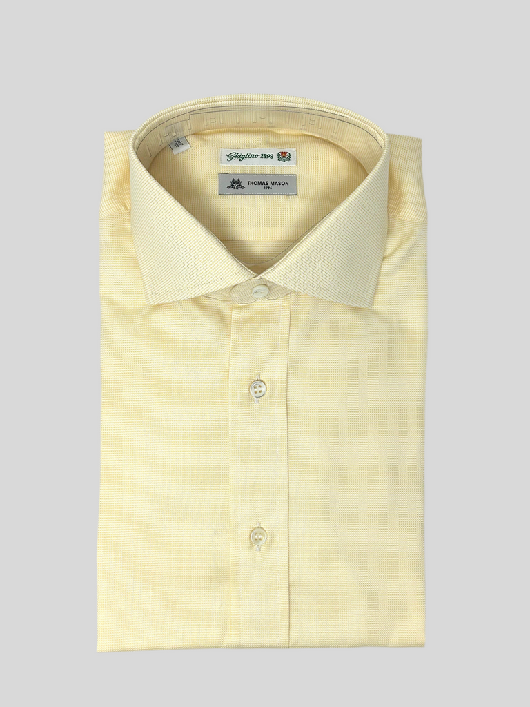 CAMICIA ROYAL OXFORD GIALLA - Ghiglino1893