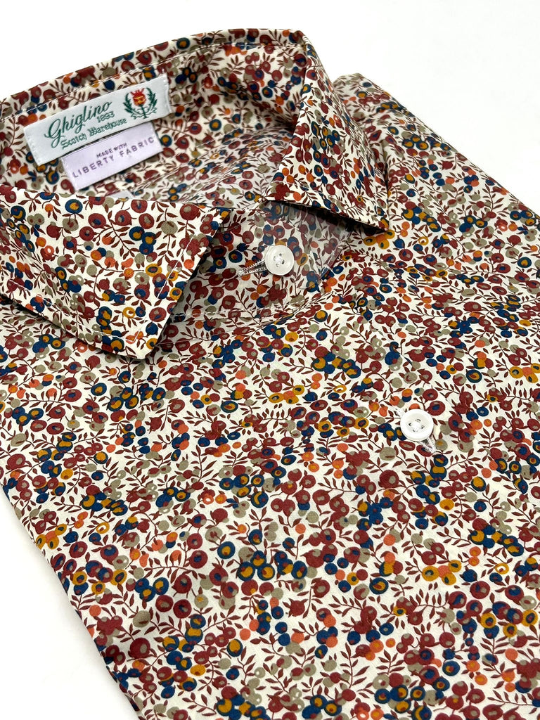 CAMICIA ANNINA MADE WITH LIBERTY FABRICS - 9 FANTASIE - Ghiglino1893