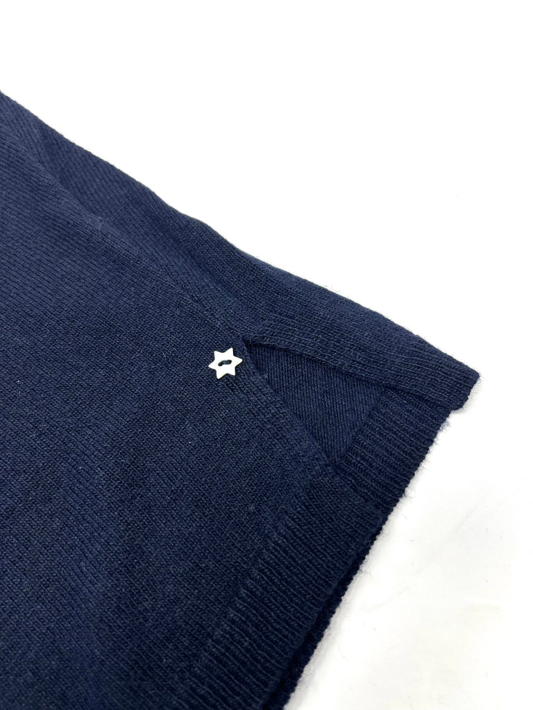 MAGLIONE "STAR" COLLO ALTO OVER BOTTONI STELLINA - Ghiglino1893