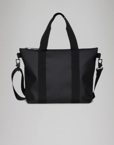 RAINS BORSA TOTE BAG MICRO BLACK - Ghiglino1893