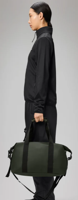 RAINS HILO WEEKEND BAG SMALL VERDE - Ghiglino1893