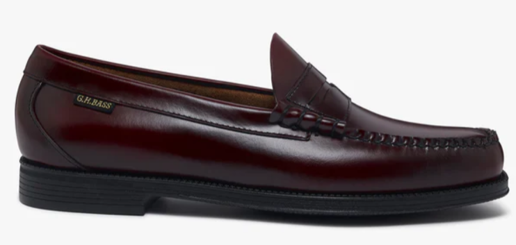 GH BASS WEEJUS PENNY LOAFER VINO - Ghiglino1893