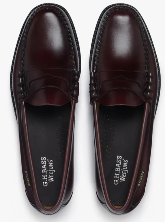 GH BASS WEEJUS PENNY LOAFER VINO - Ghiglino1893